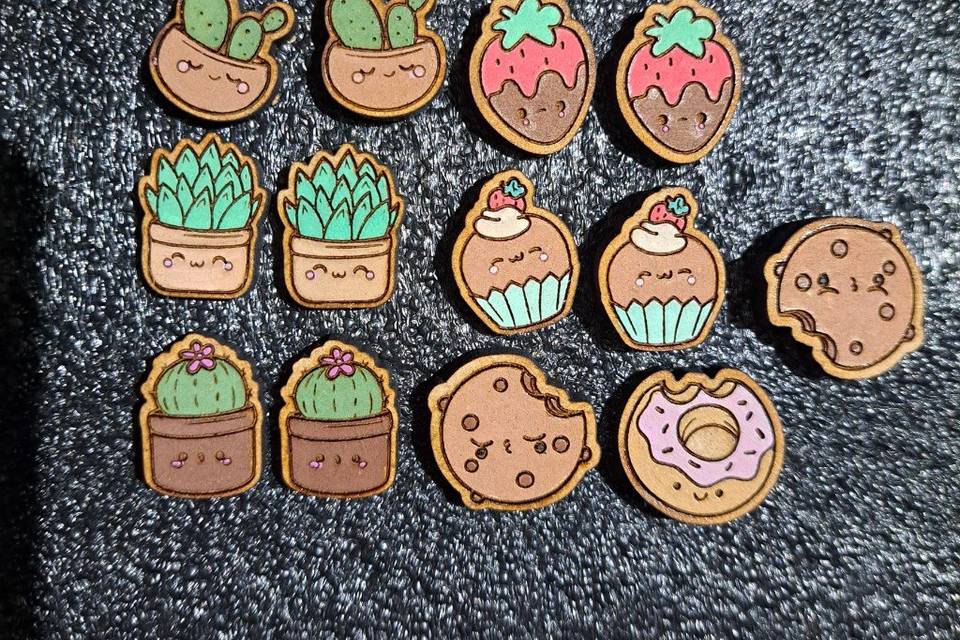 Pendientes kawaii