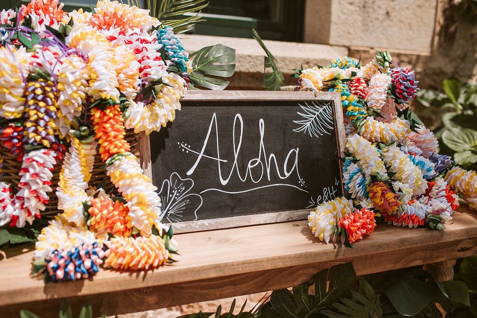 Una boda tropical