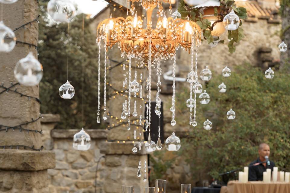 Boda íntima en un castillo