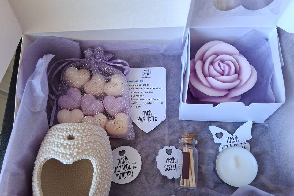 Pack San Valentín lila