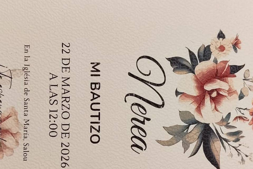 Invitación de boda