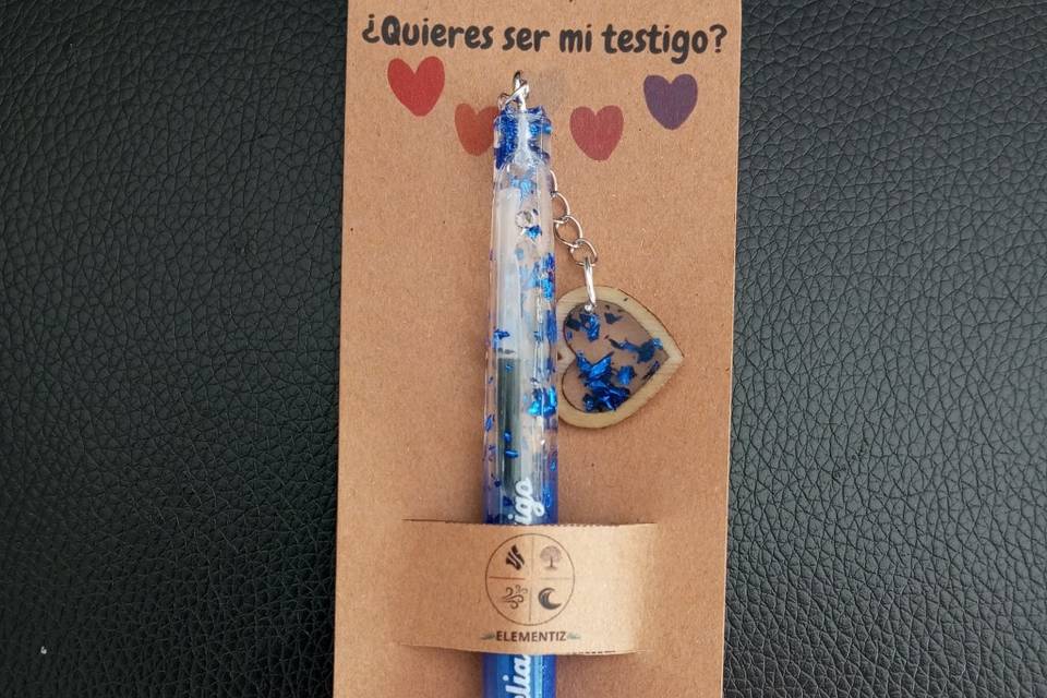 Bolígrafo personaliz. testigo