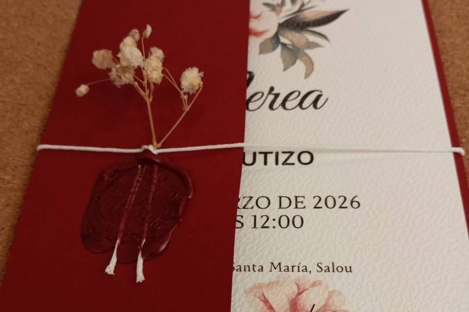 Invitación de boda 
