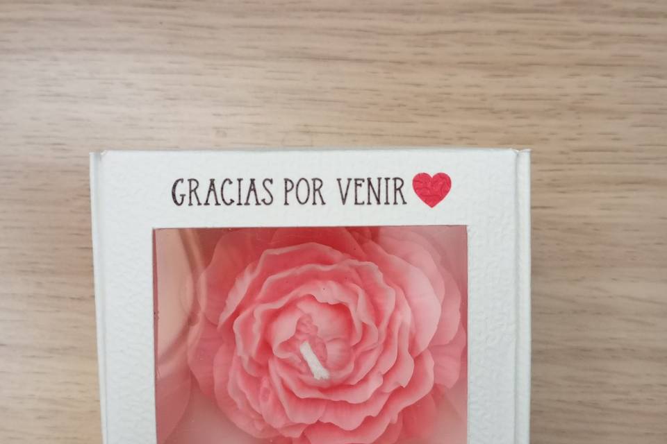 Caja personalizada + vela