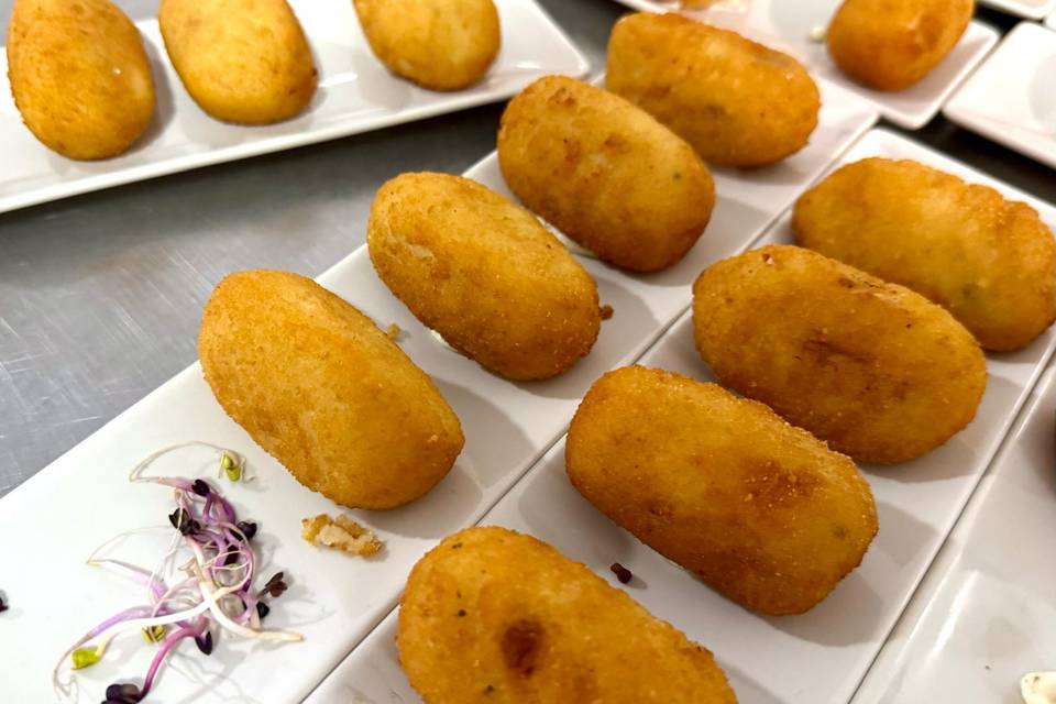 Aperitivo caliente: croquetas