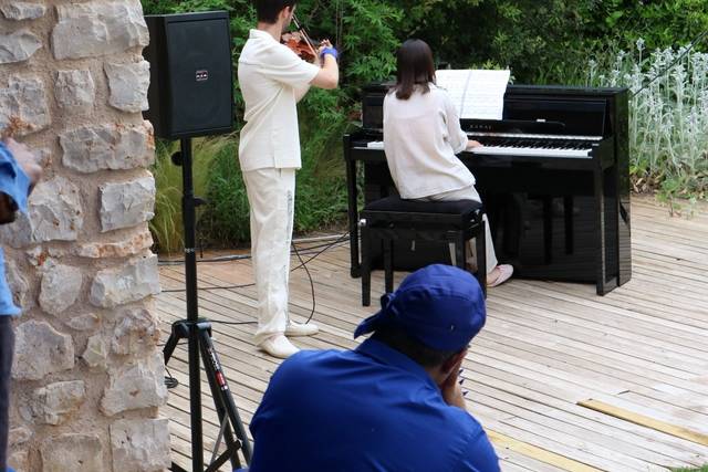 Actuando en evento, Madrid