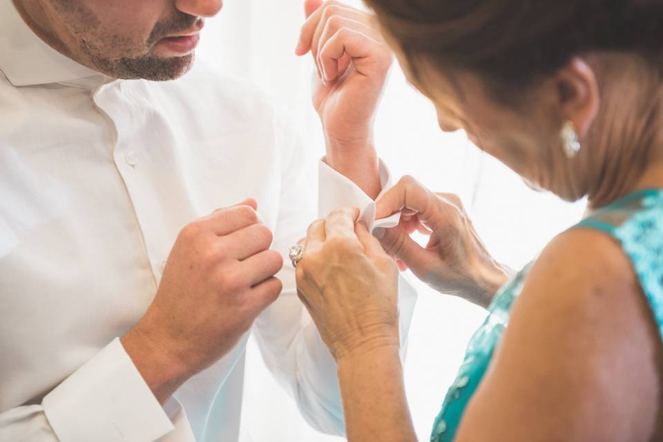 Preparación del novio