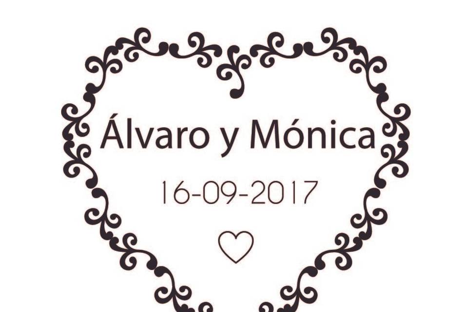 Logo 2 de boda personalizado