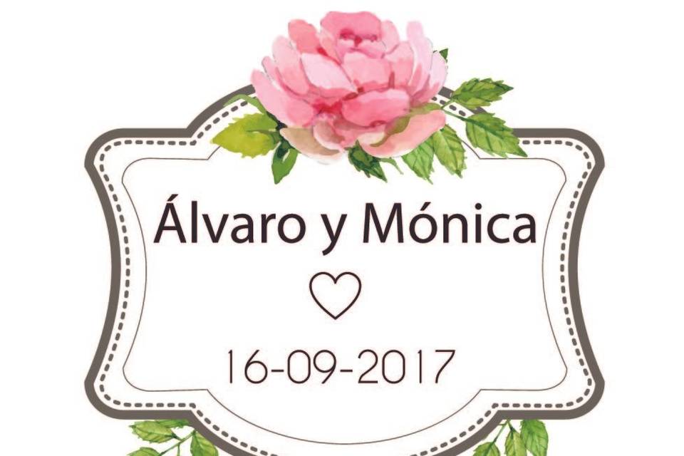 Logo 4 de boda personalizado