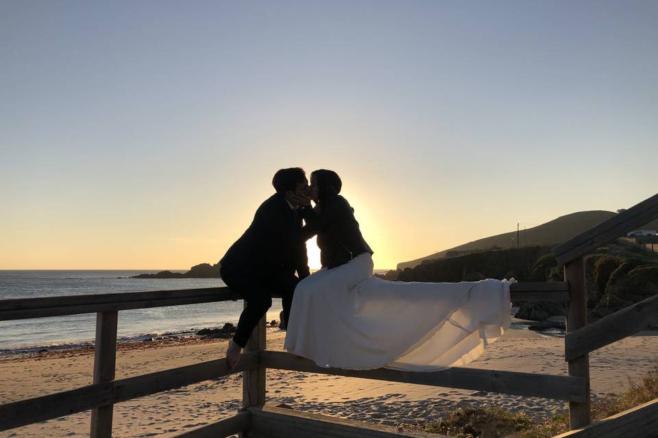 Postboda en la playa