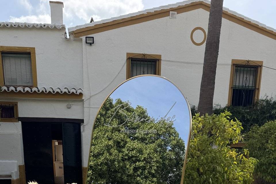 Espejo bienvenida