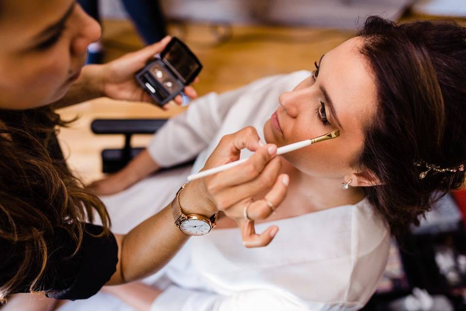 Maquillaje del día de la boda