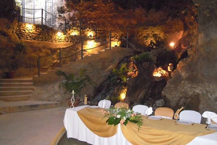 Detalle de mesa presidencial