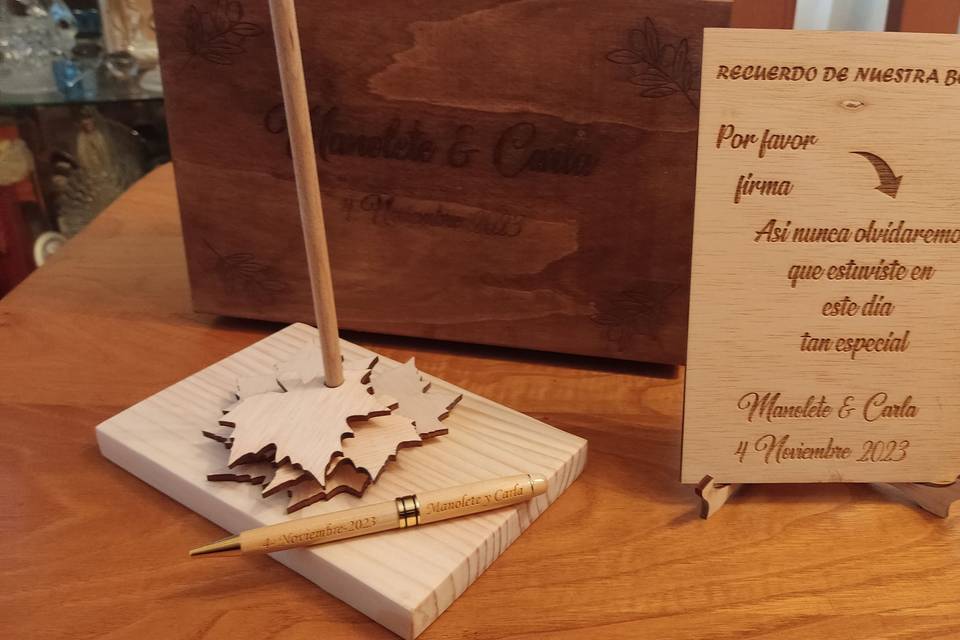 Libro firmas hojas