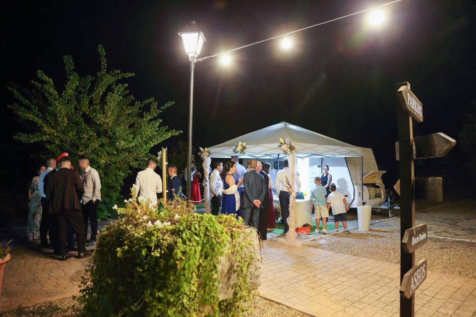 Fiesta en el jardín luces de verbena
