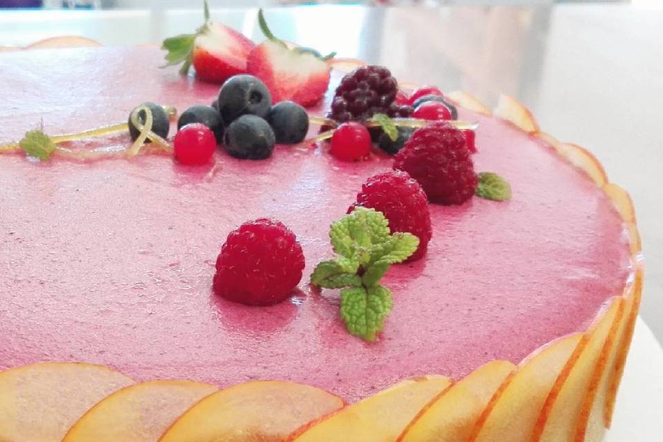 Tarta de frutos rojos