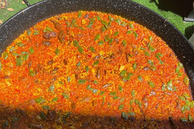 Arroz de confit con boletus
