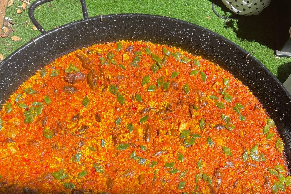 Arroz de confit con boletus