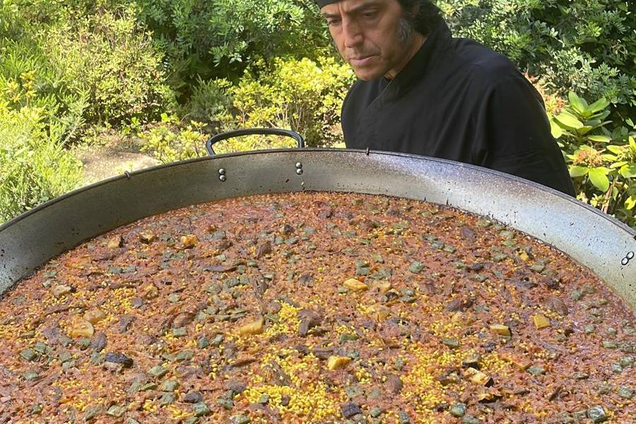 Arroz de confit con boletus