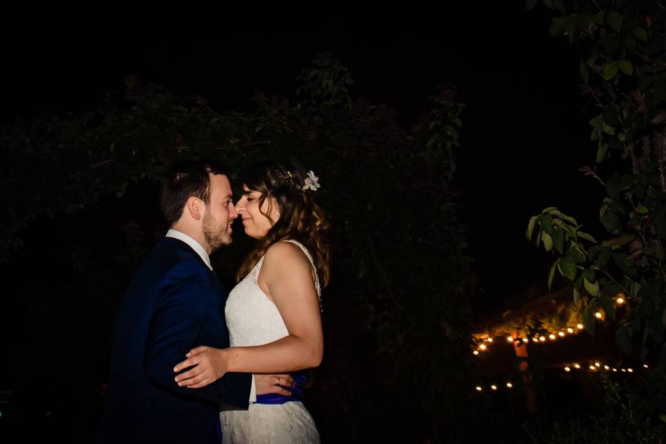 Boda en una bodega