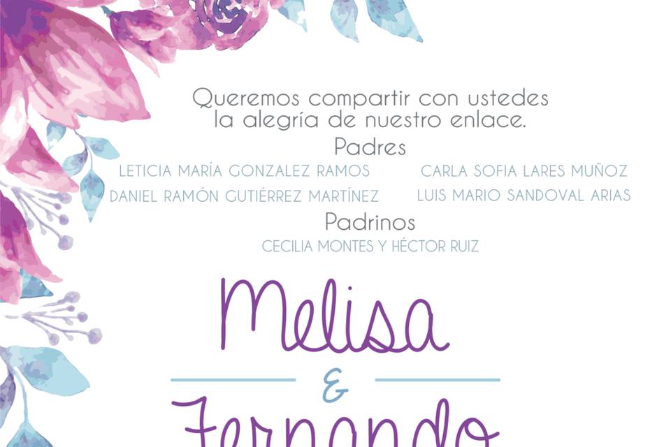 Invitaciones impresas