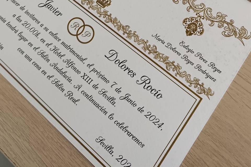 Invitación personalizada