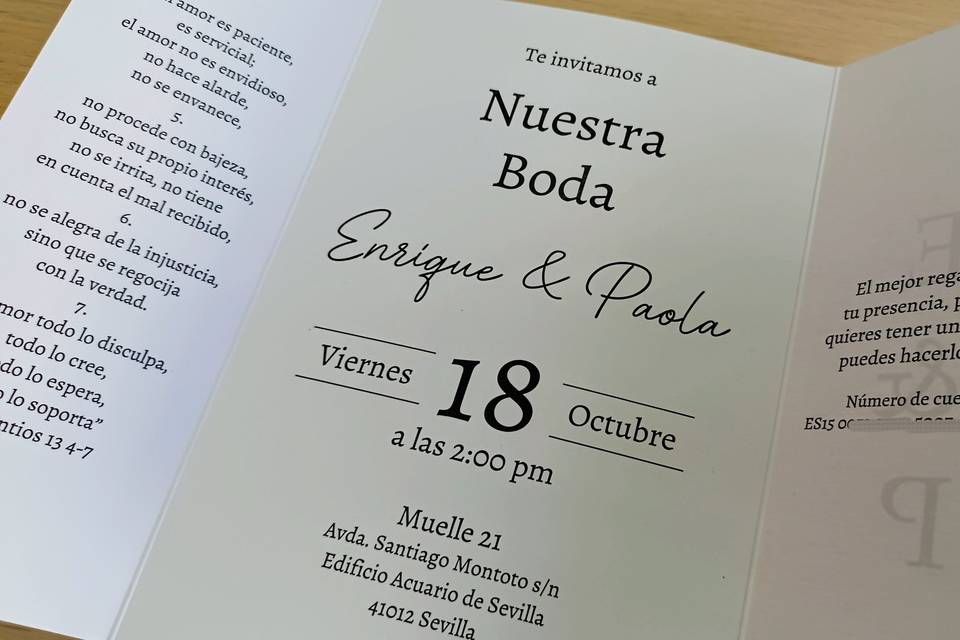 Invitación personalizada