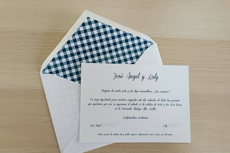 Invitación personalizada
