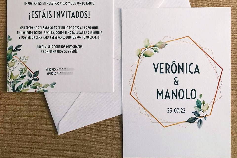 Invitación Pandora personaliza