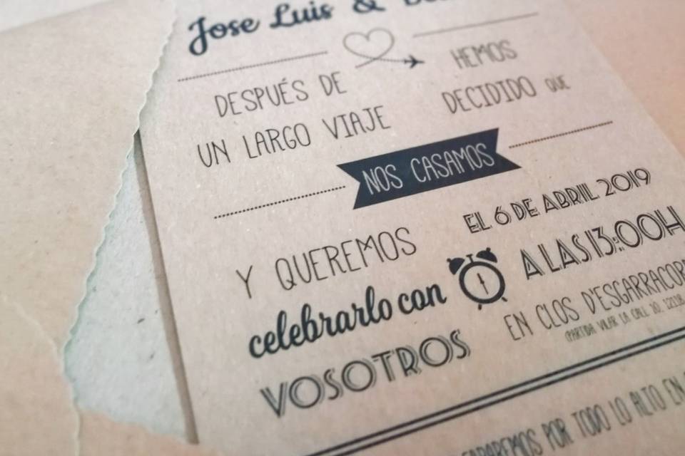 Papelería de bodas