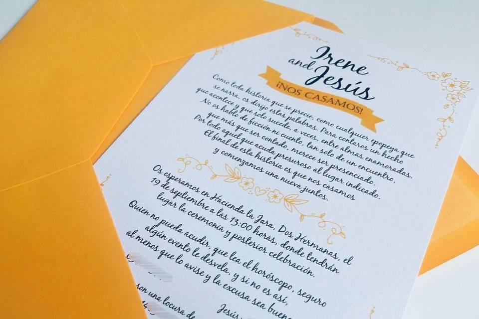 Invitaciones personalizadas