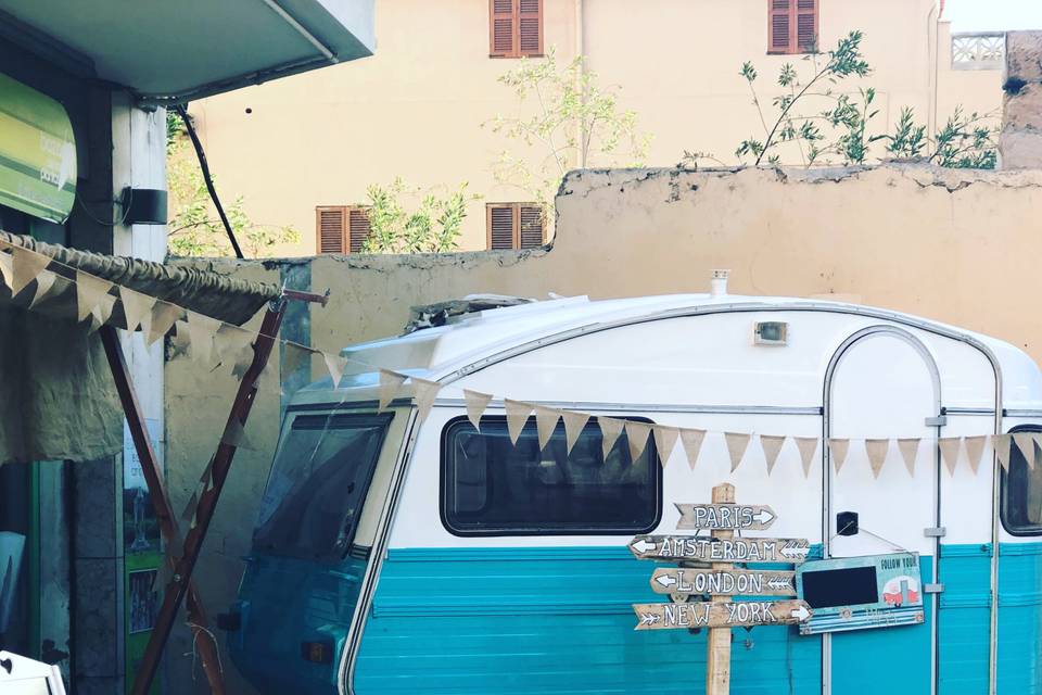 Caravanas vintage para boda