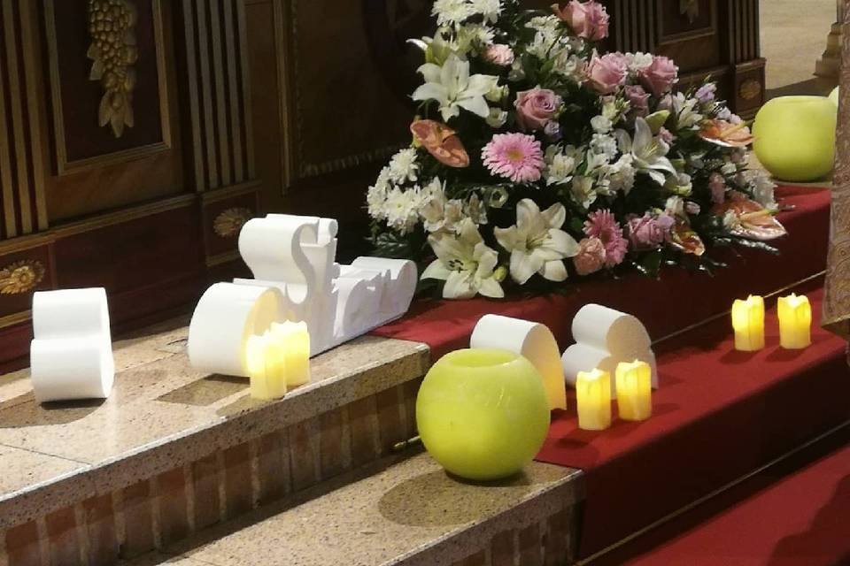 Decoración del altar