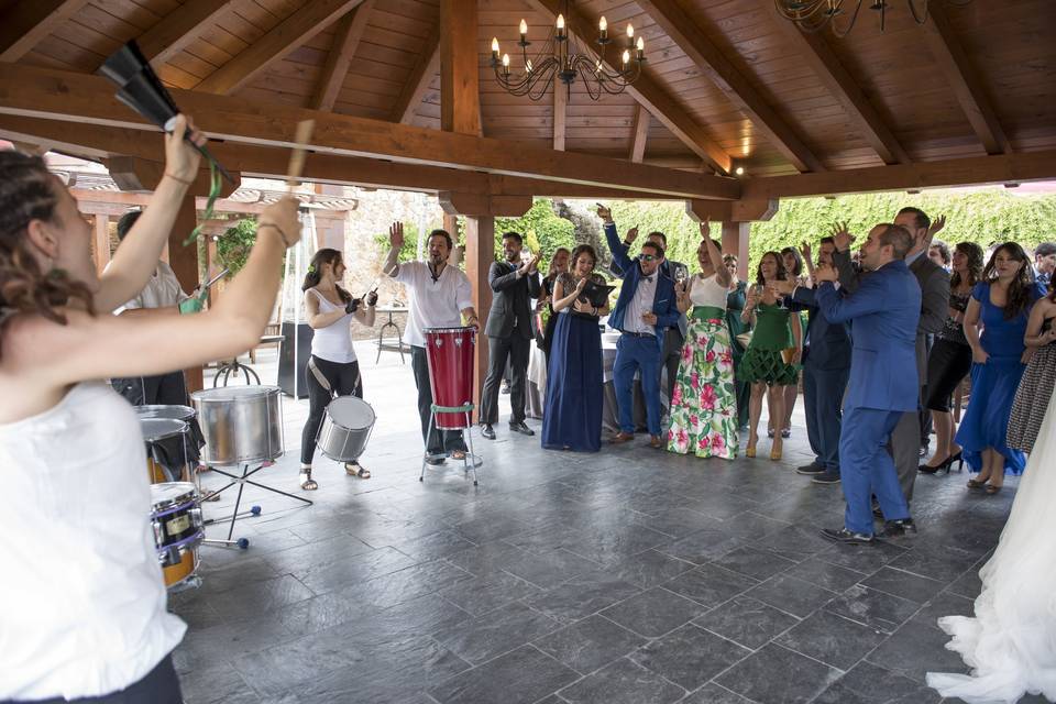 Animación en una boda