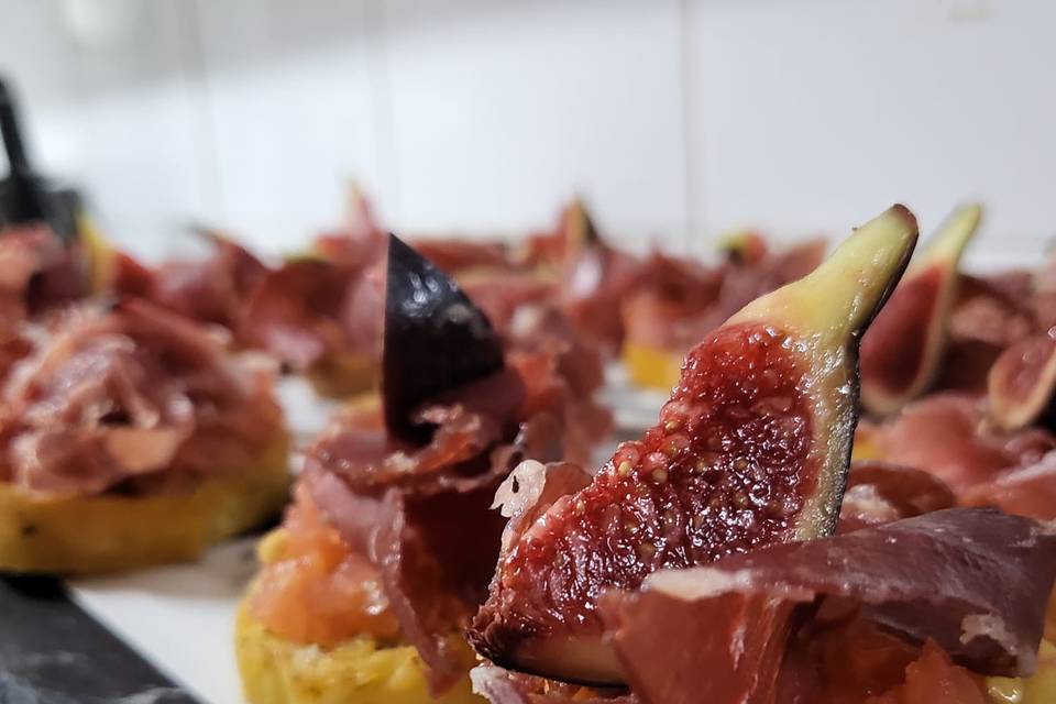 Jamón e higos