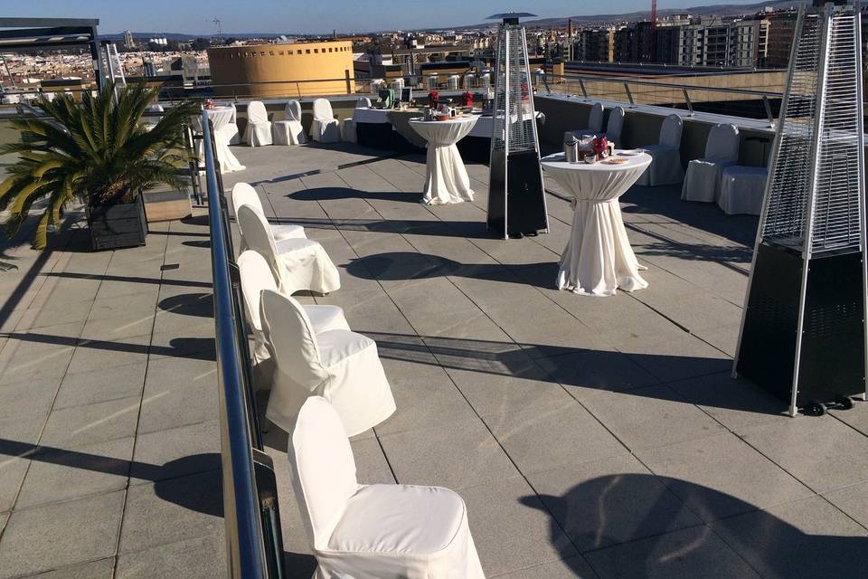 Aperitivos en terraza