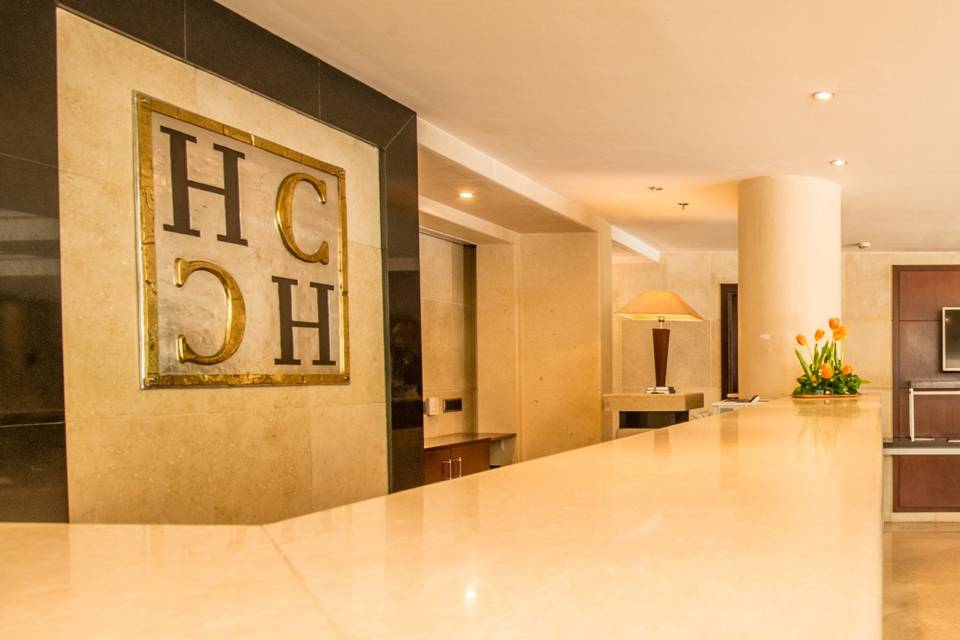 Recepción hotel