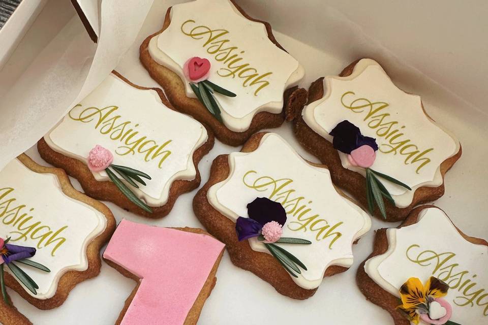 Galletas con nombre