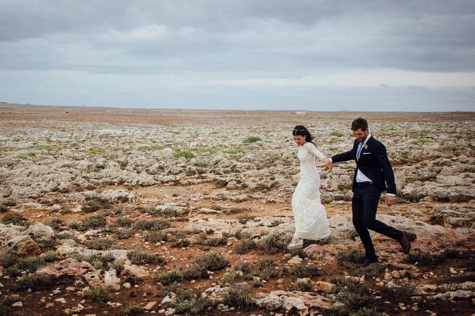 Jaume & Aina en Punta Nati