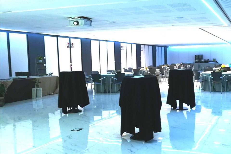 Cóctel en el salón azul