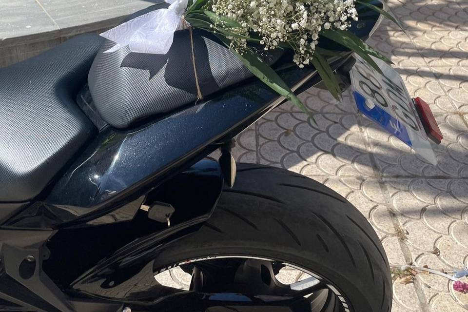 Moto decorada