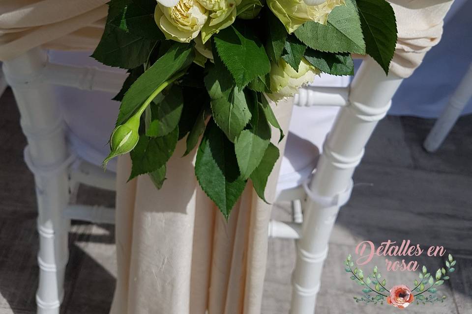 Deco sillas novios