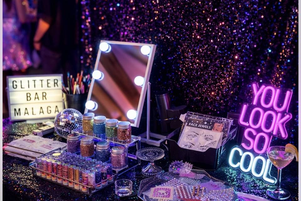 Glitter bar