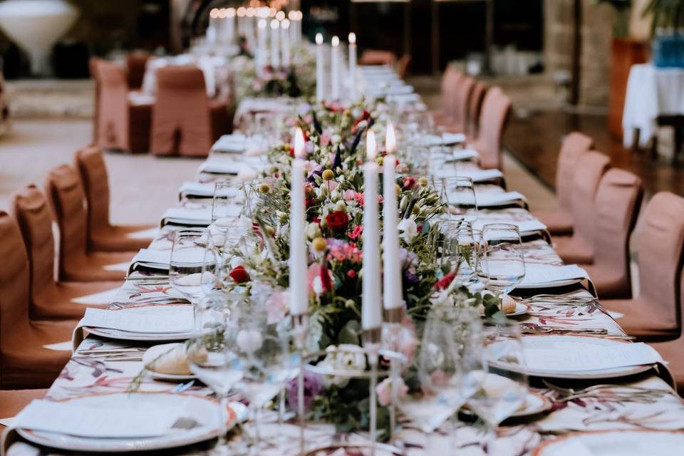 Claustro montaje boda