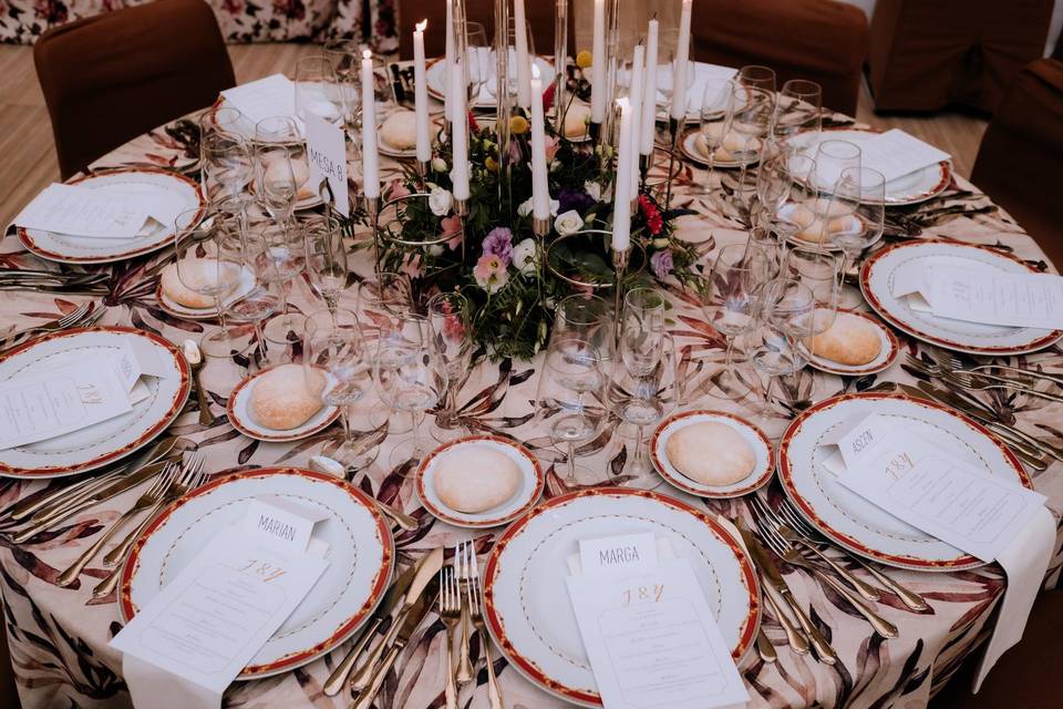 Claustro montaje boda