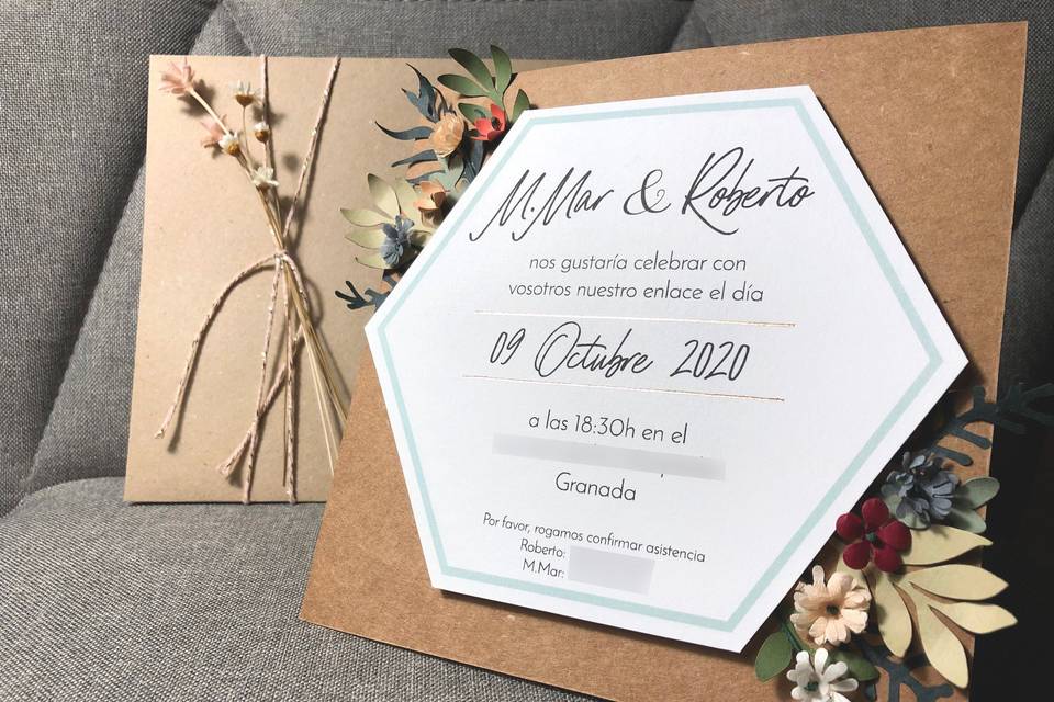 Invitación de boda