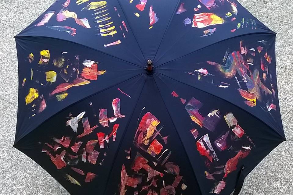 Paraguas alta calidad pintado