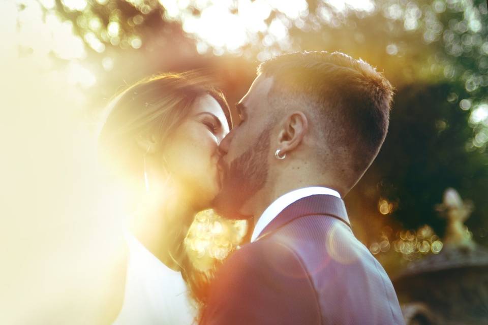Beso espontáneo