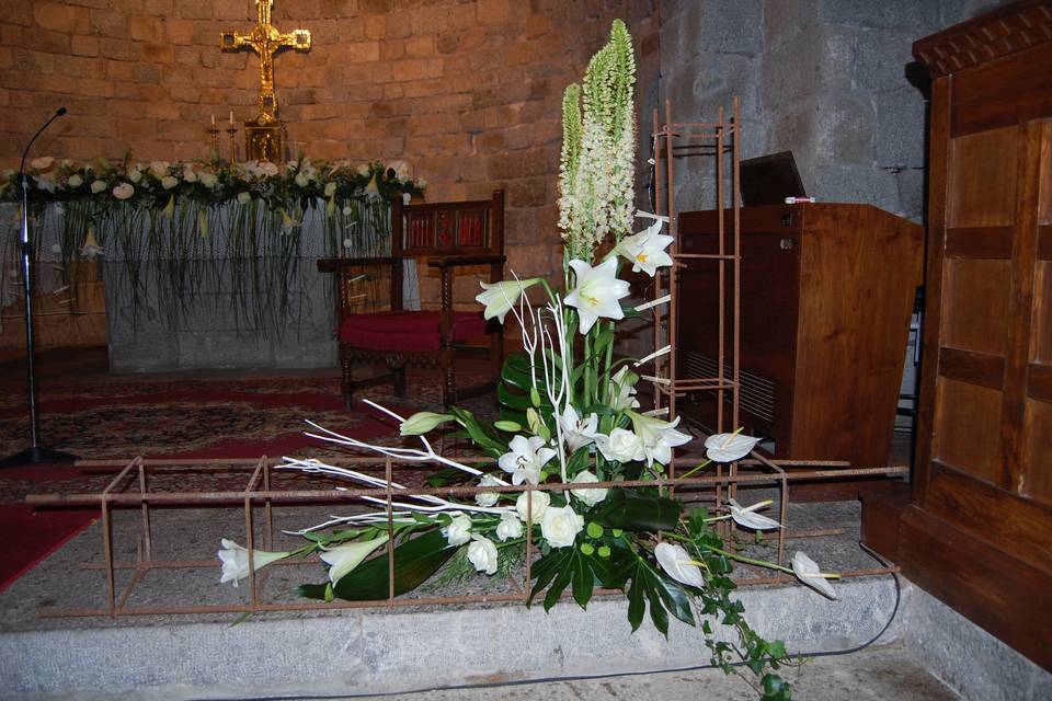 Iglesia en blanco