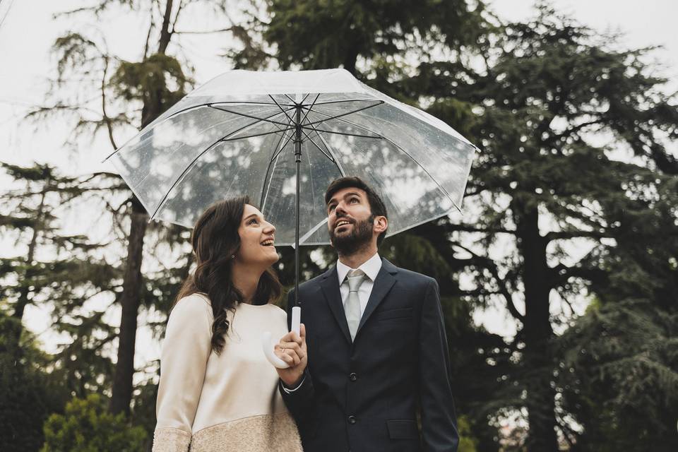 Bajo la lluvia